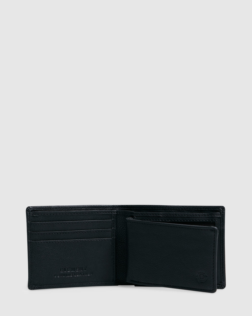 Mens Icon Leather Bi-Fold Wallet