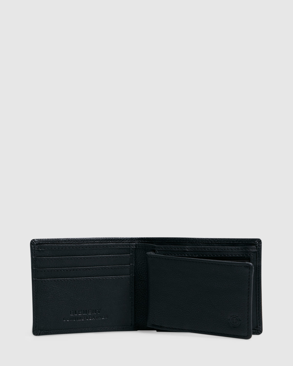 Mens Icon Leather Bi-Fold Wallet