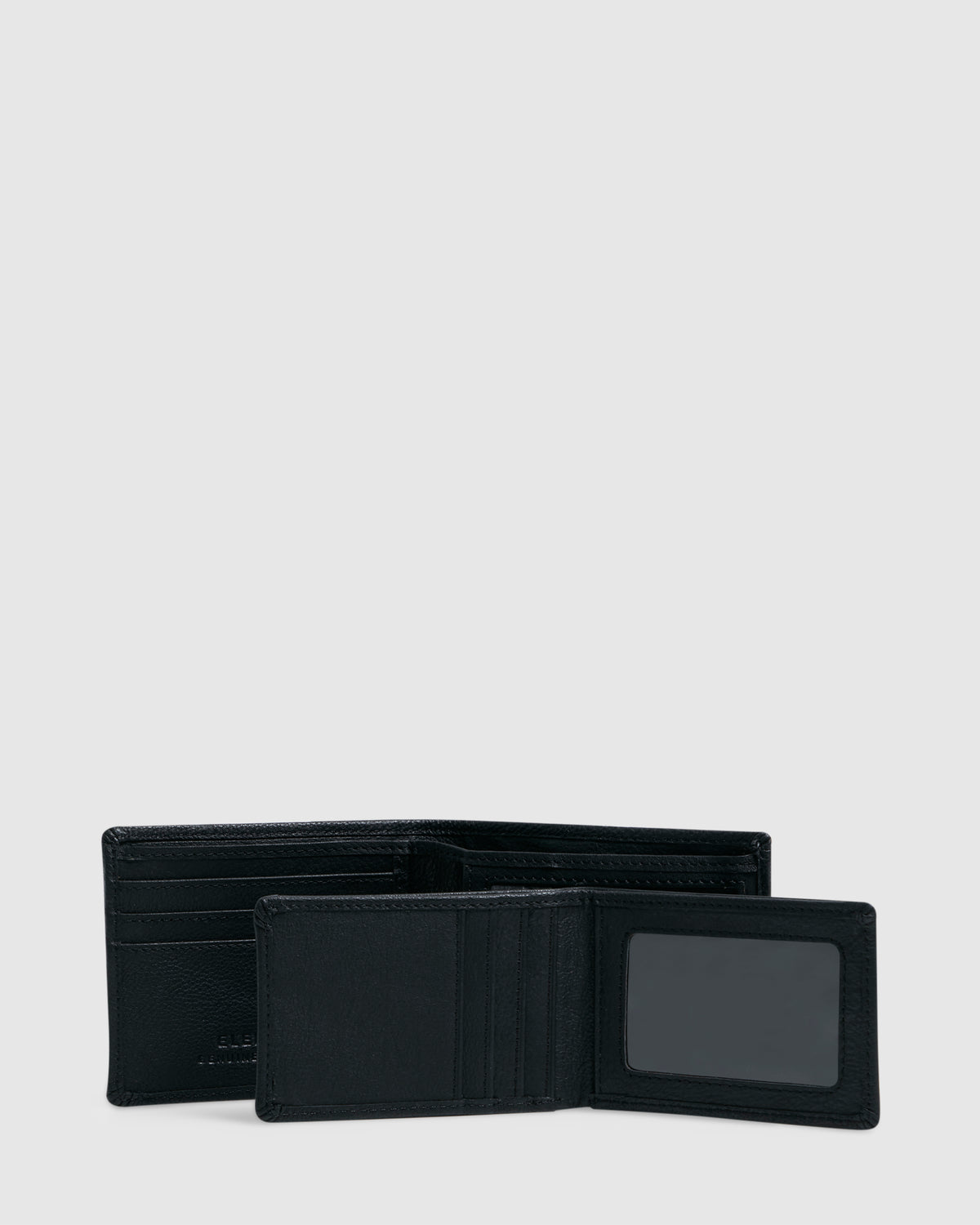 Mens Icon Leather Bi-Fold Wallet