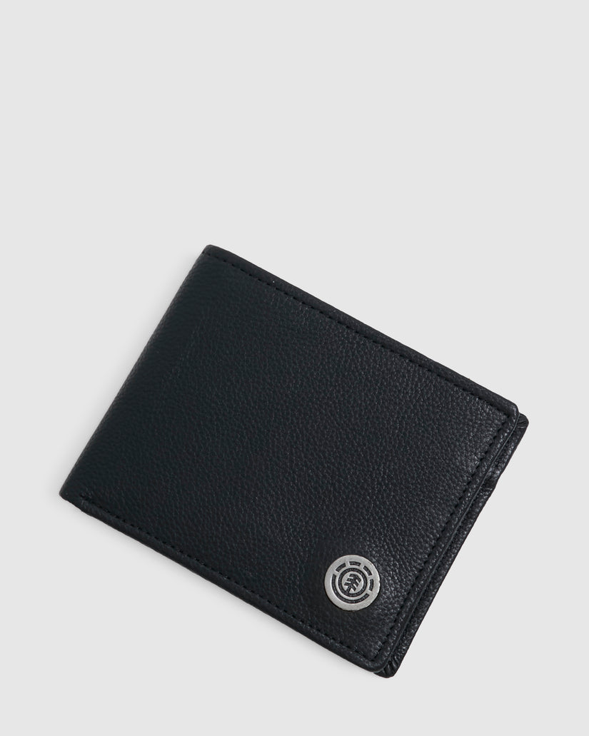 Mens Icon Leather Bi-Fold Wallet