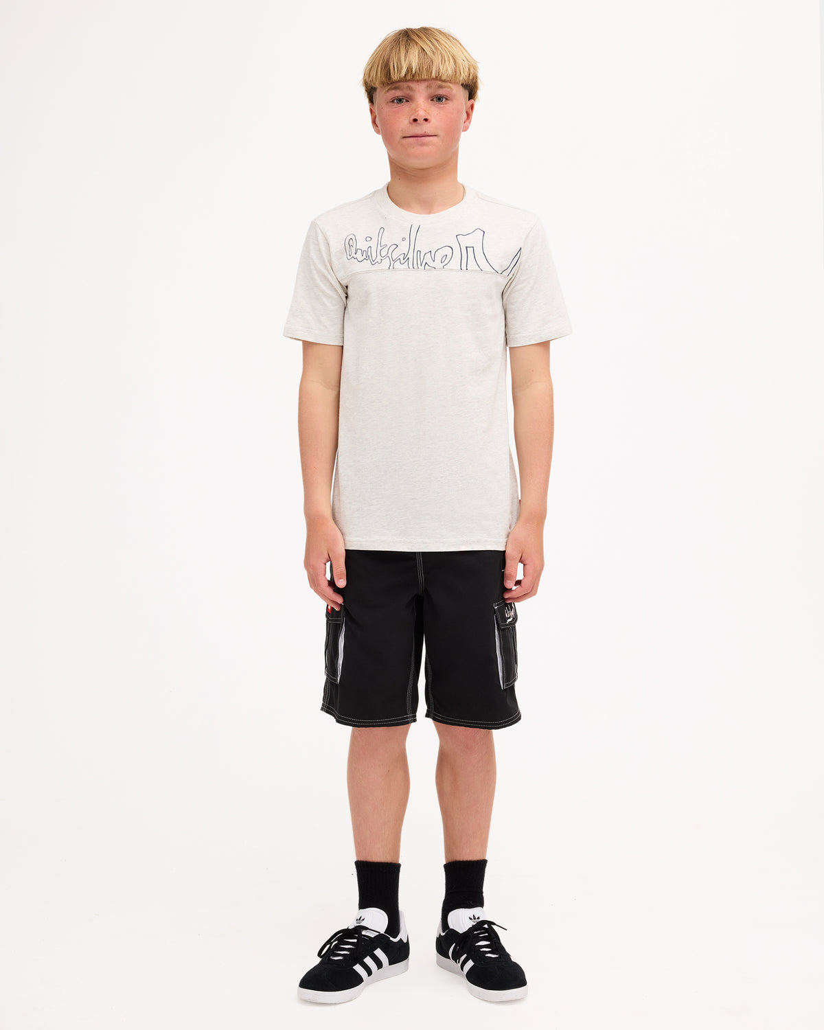 TOP LINE PANEL KNIT TOP YOUTH