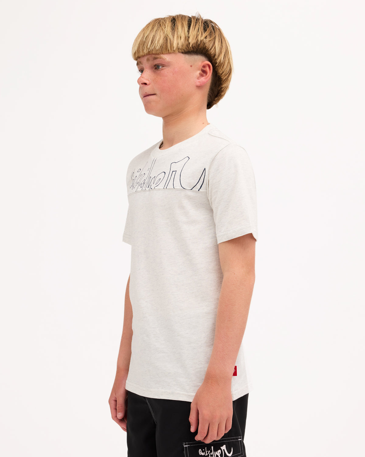 TOP LINE PANEL KNIT TOP YOUTH