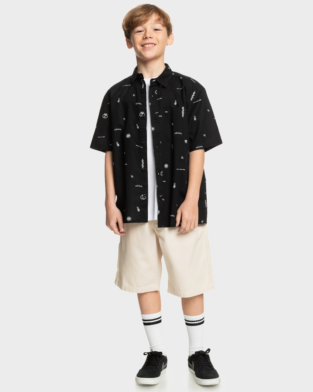 Boys 8-16 Peaceful Chaos Short Sleeve Shirt