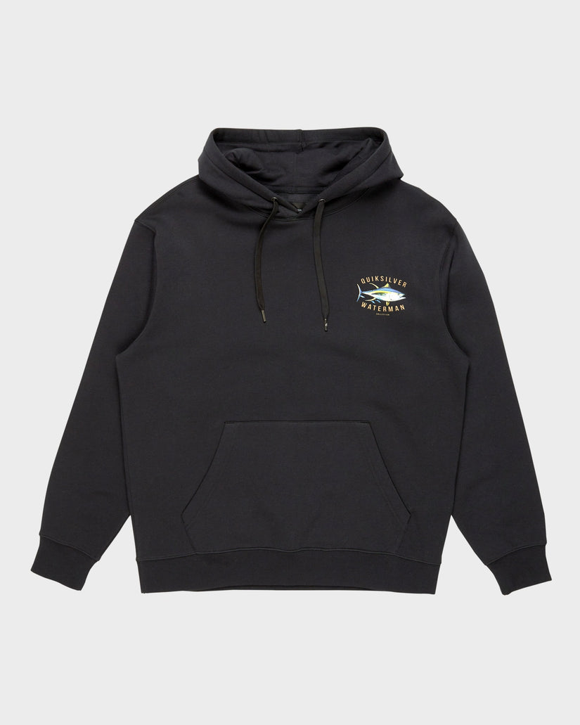 Mens Yellow Fins Pullover Hoodie