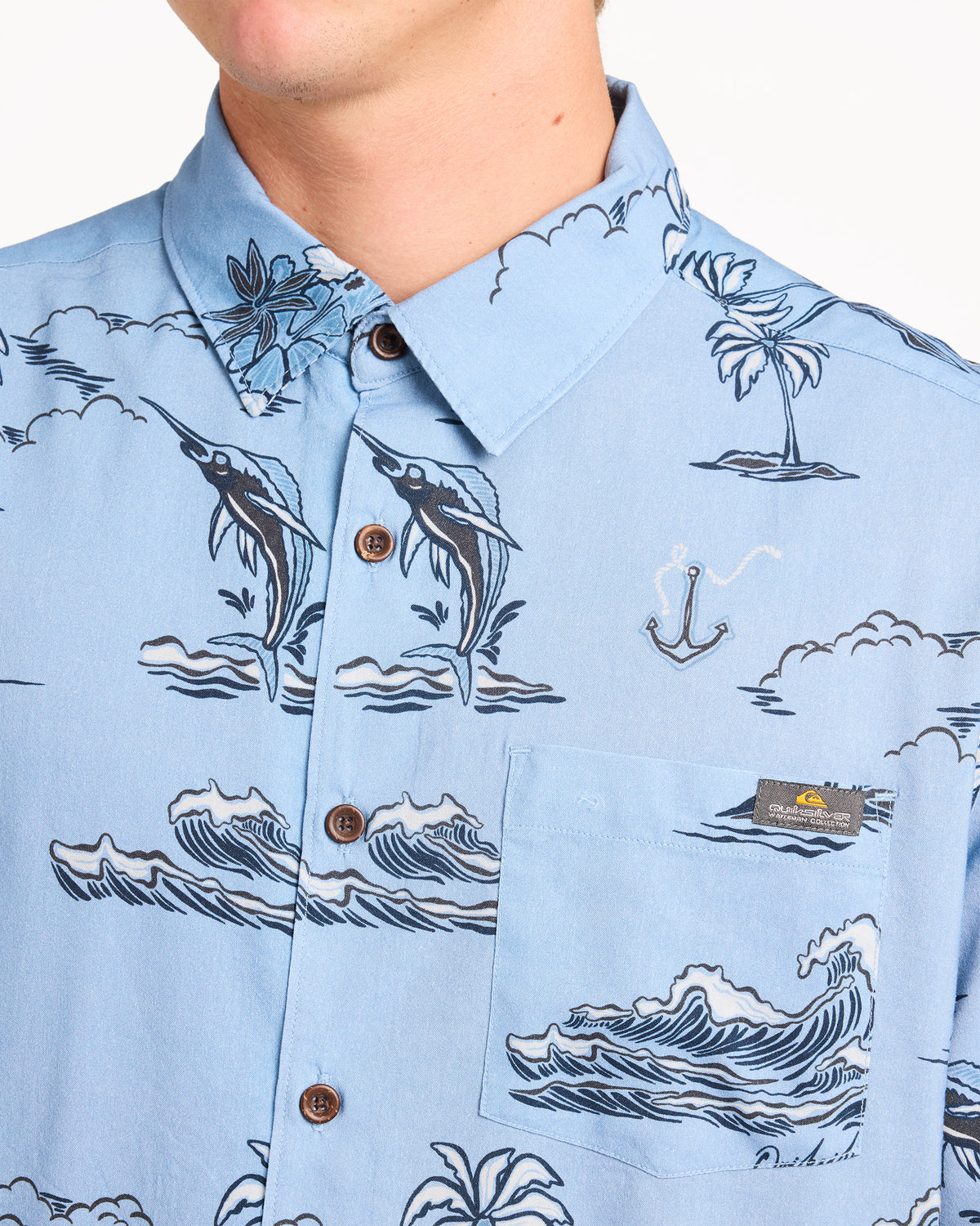 OCEAN WOVEN TOP (AHB)