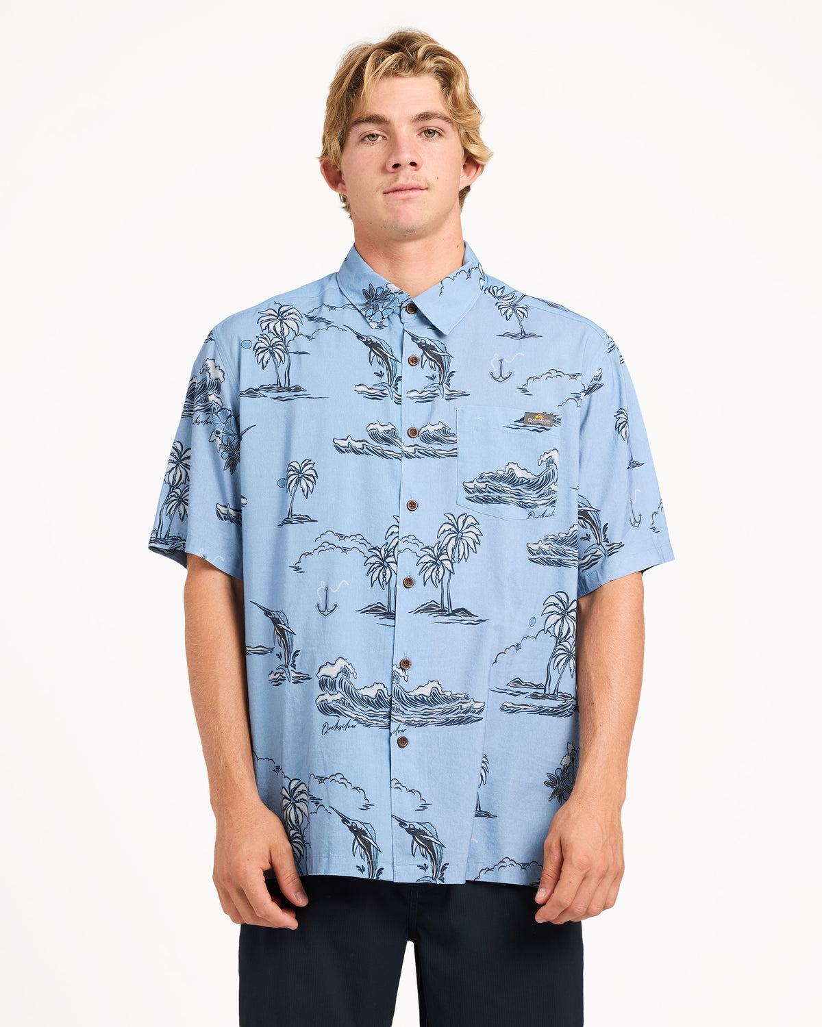 OCEAN WOVEN TOP (AHB)