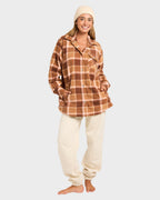 Womens Camp Queen Polar Fleece Long Sleeve Shirt