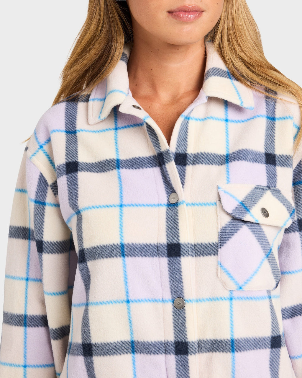 Womens Camp Queen Polar Fleece Long Sleeve Shirt