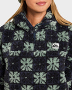 Womens Winter Sherpa Quarter zip Fleece Jumper