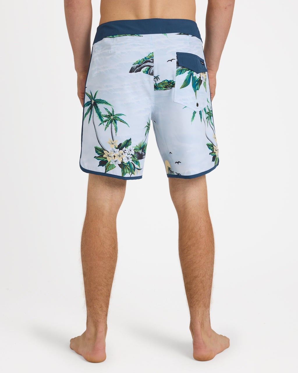 Mens Surfsilk Scallop 18" Boardshorts