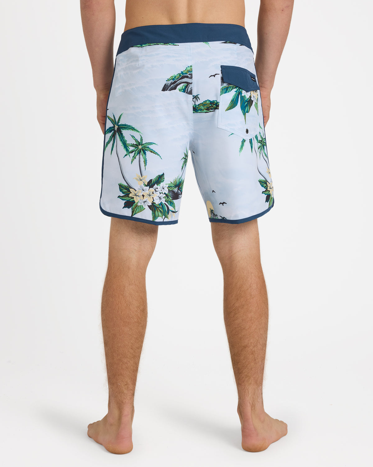 Mens Surfsilk Scallop 18" Boardshorts