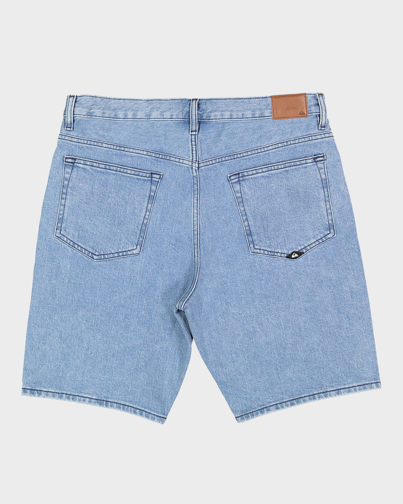 Mens Aqua Cult Aged Denim Shorts