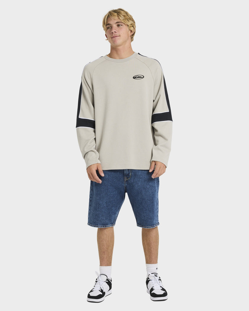 Mens Saturn Panel Crew Neck