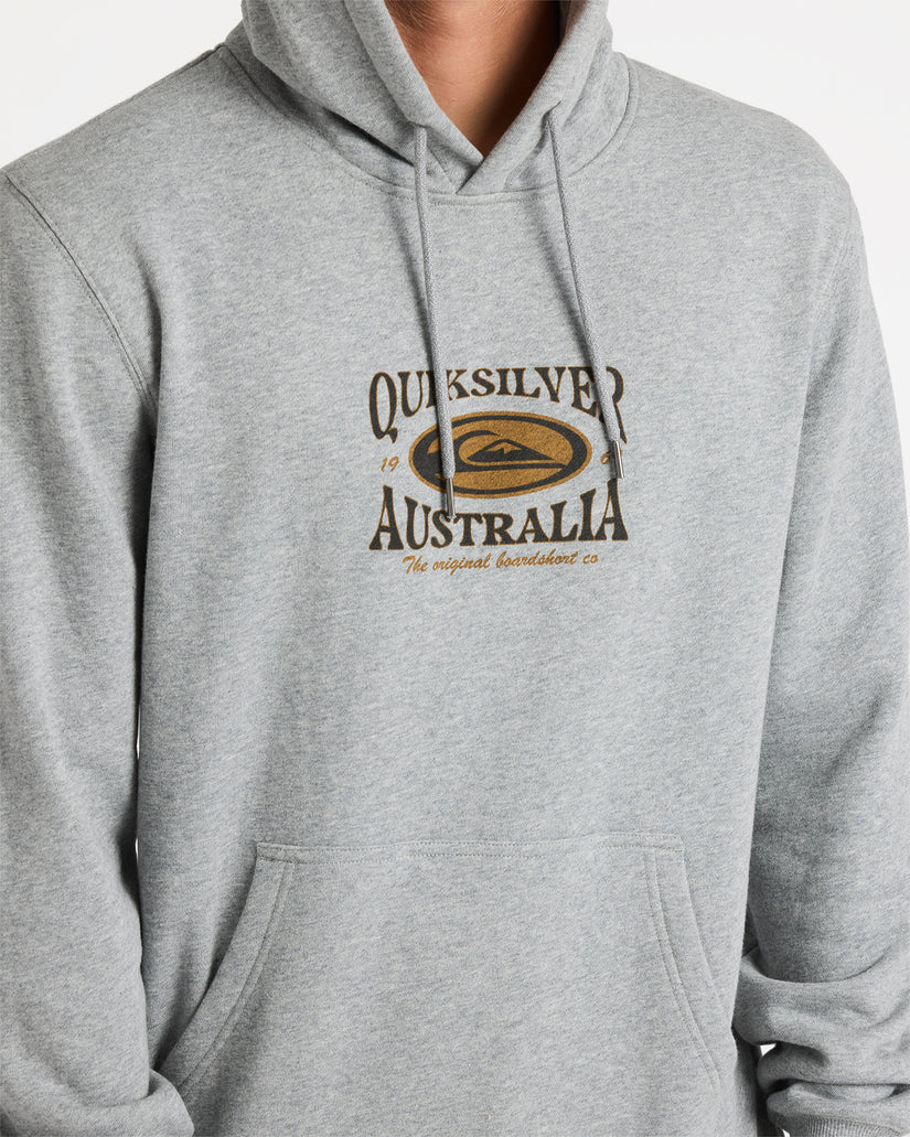 Mens Retro Lock Up Pullover Hoodie