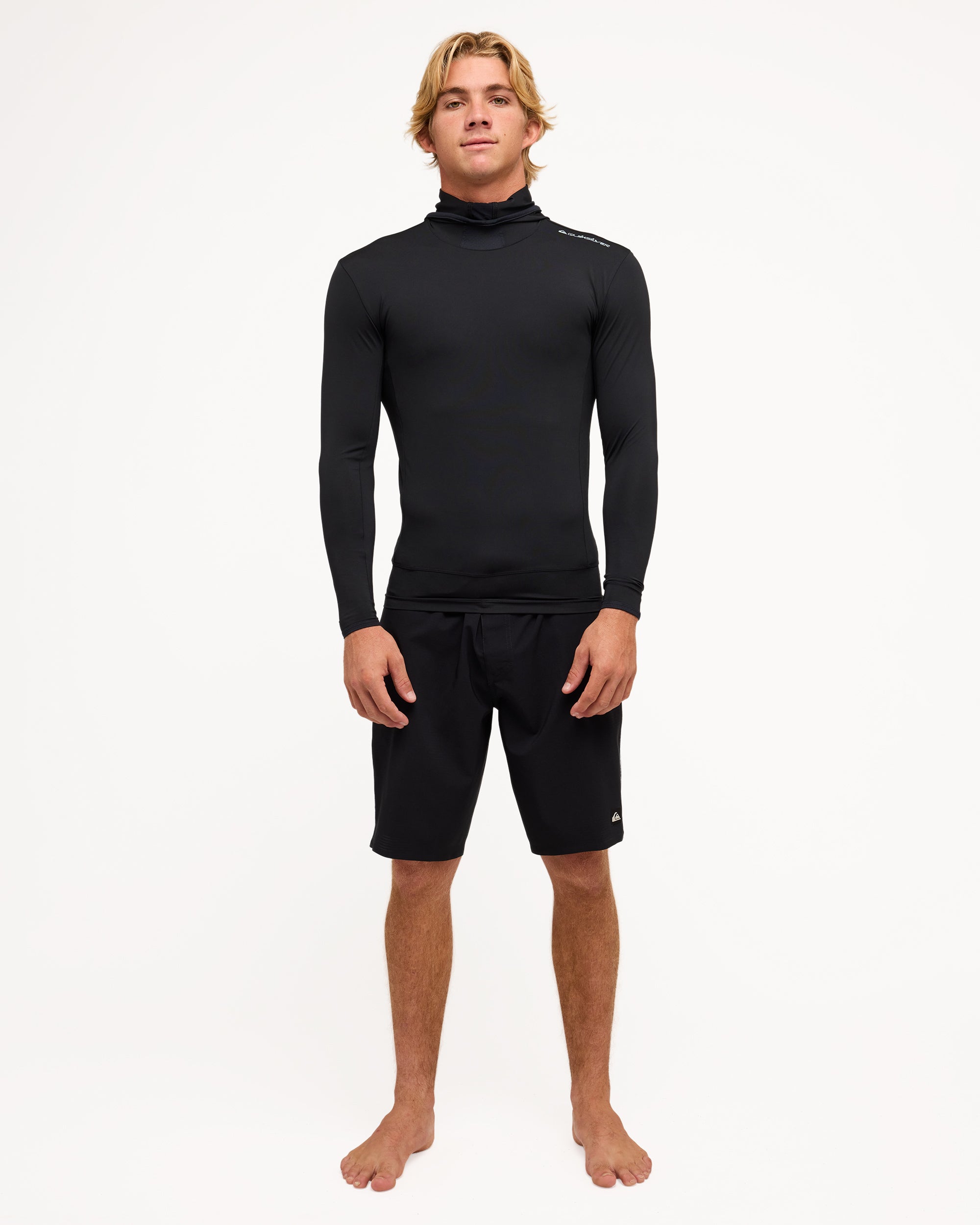 Mens Highline Hooded Long Sleeve Rash Vest