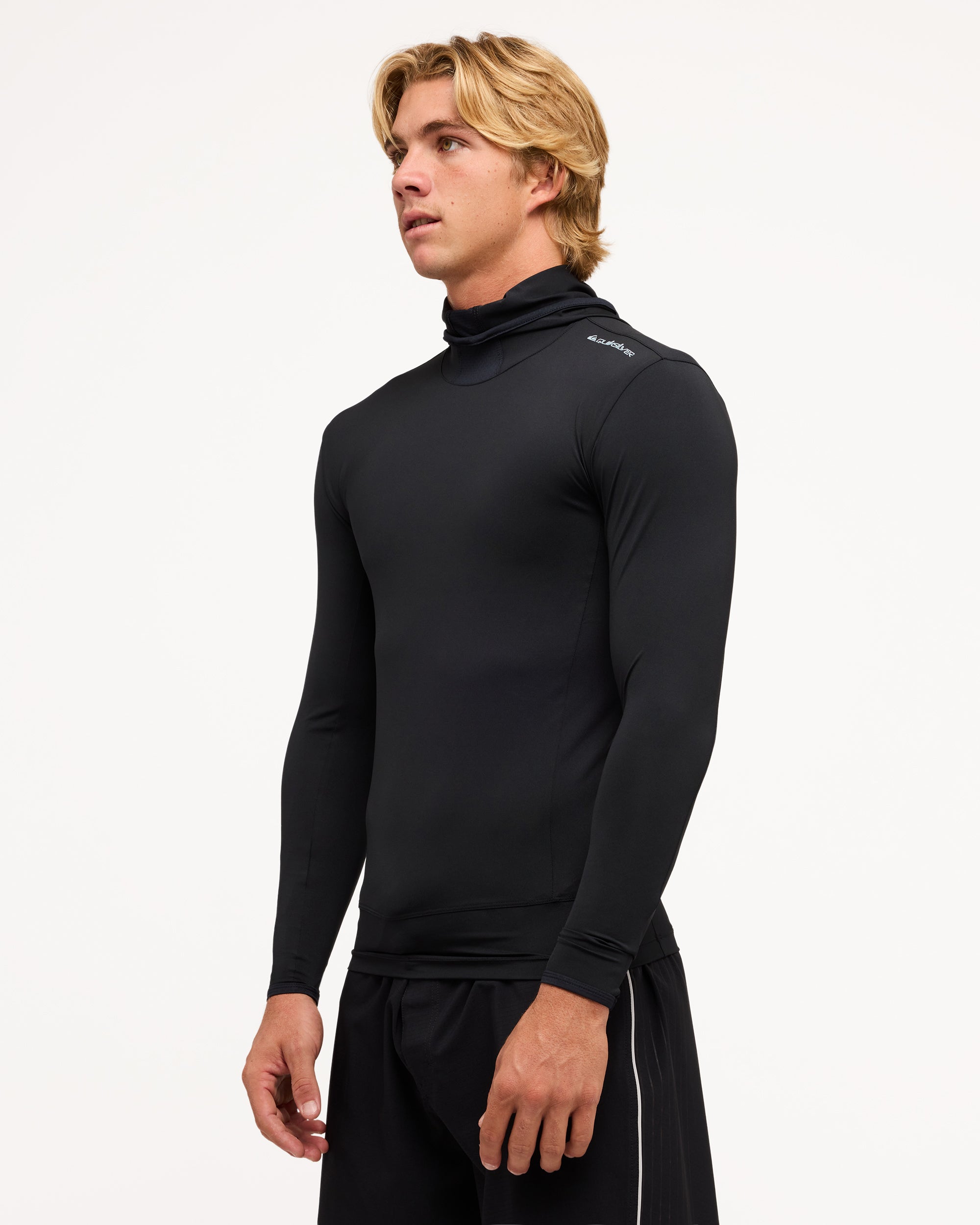 Mens Highline Hooded Long Sleeve Rash Vest