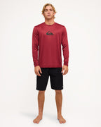 Mens Solid Streak Surf Shirt