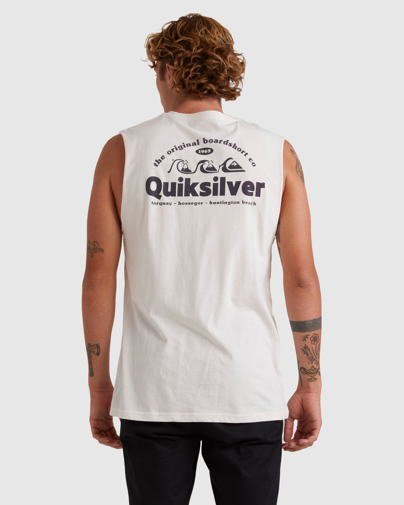 Mens Triple Up Sleeveless Muscle T-Shirt