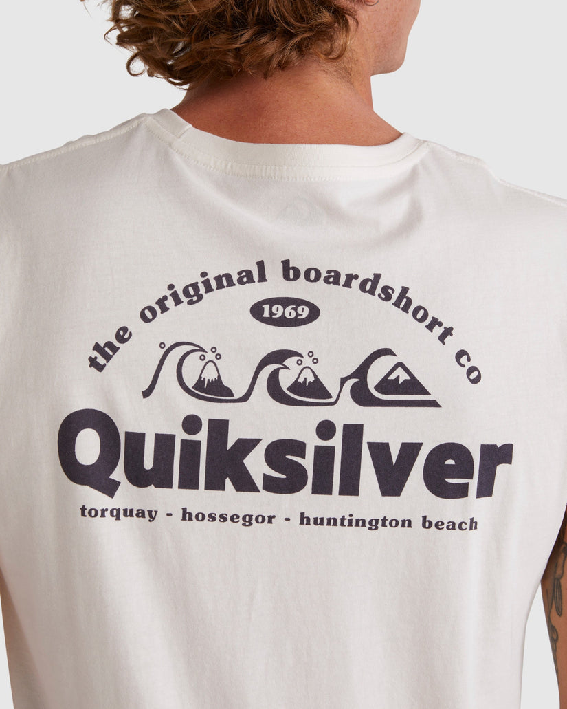Mens Triple Up Sleeveless Muscle T-Shirt