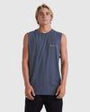 Mens Tropical Horizon Sleeveless Muscle T-Shirt