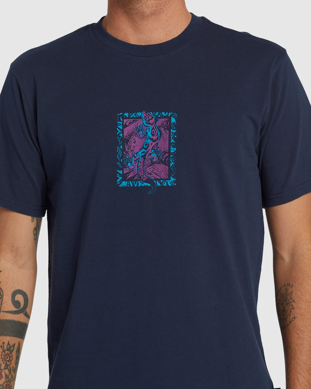 Mens Reptillia Oversized Short Sleeve T-Shirt