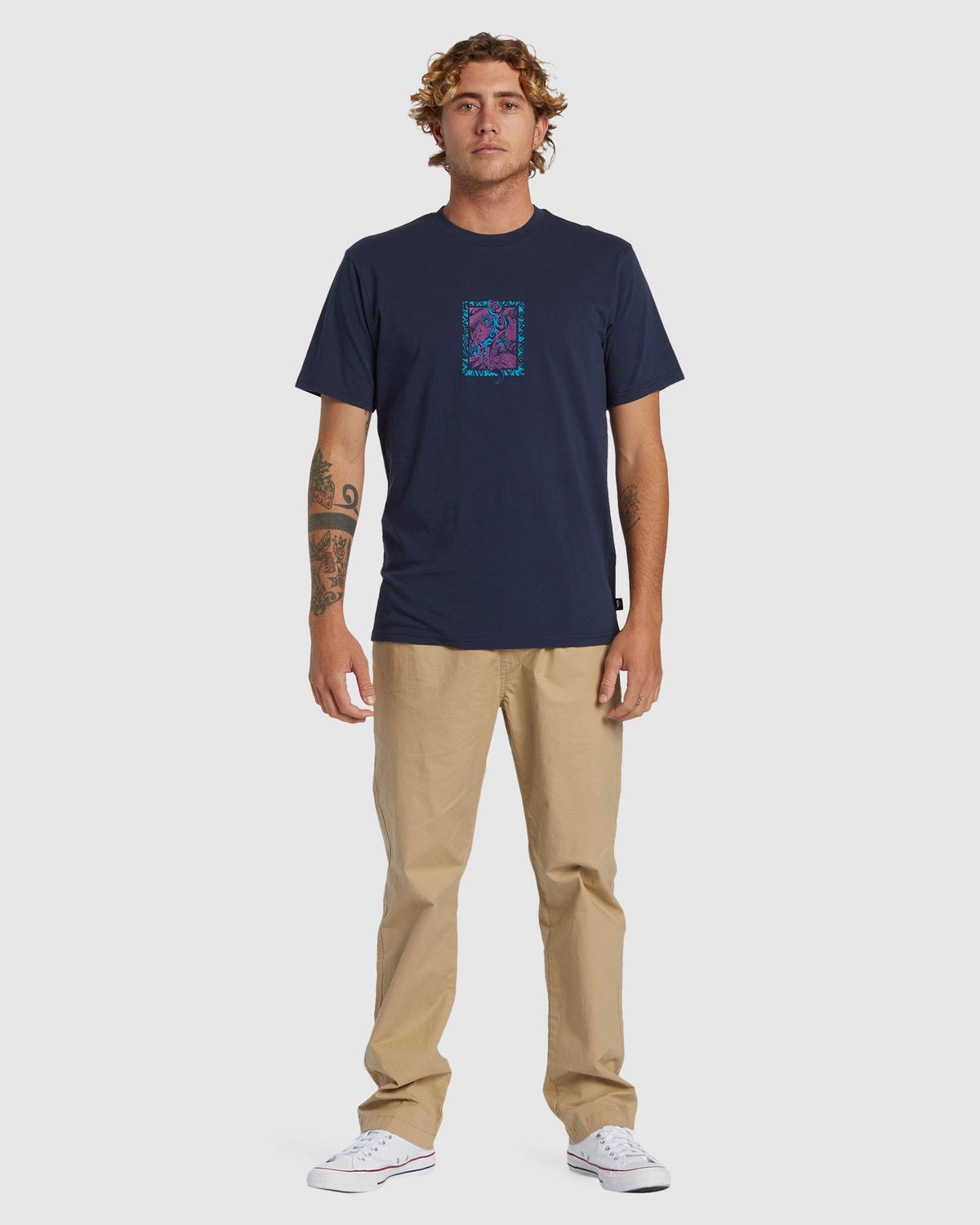 Mens Reptillia Oversized Short Sleeve T-Shirt