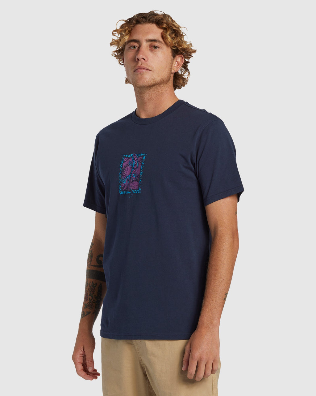 Mens Reptillia Oversized Short Sleeve T-Shirt