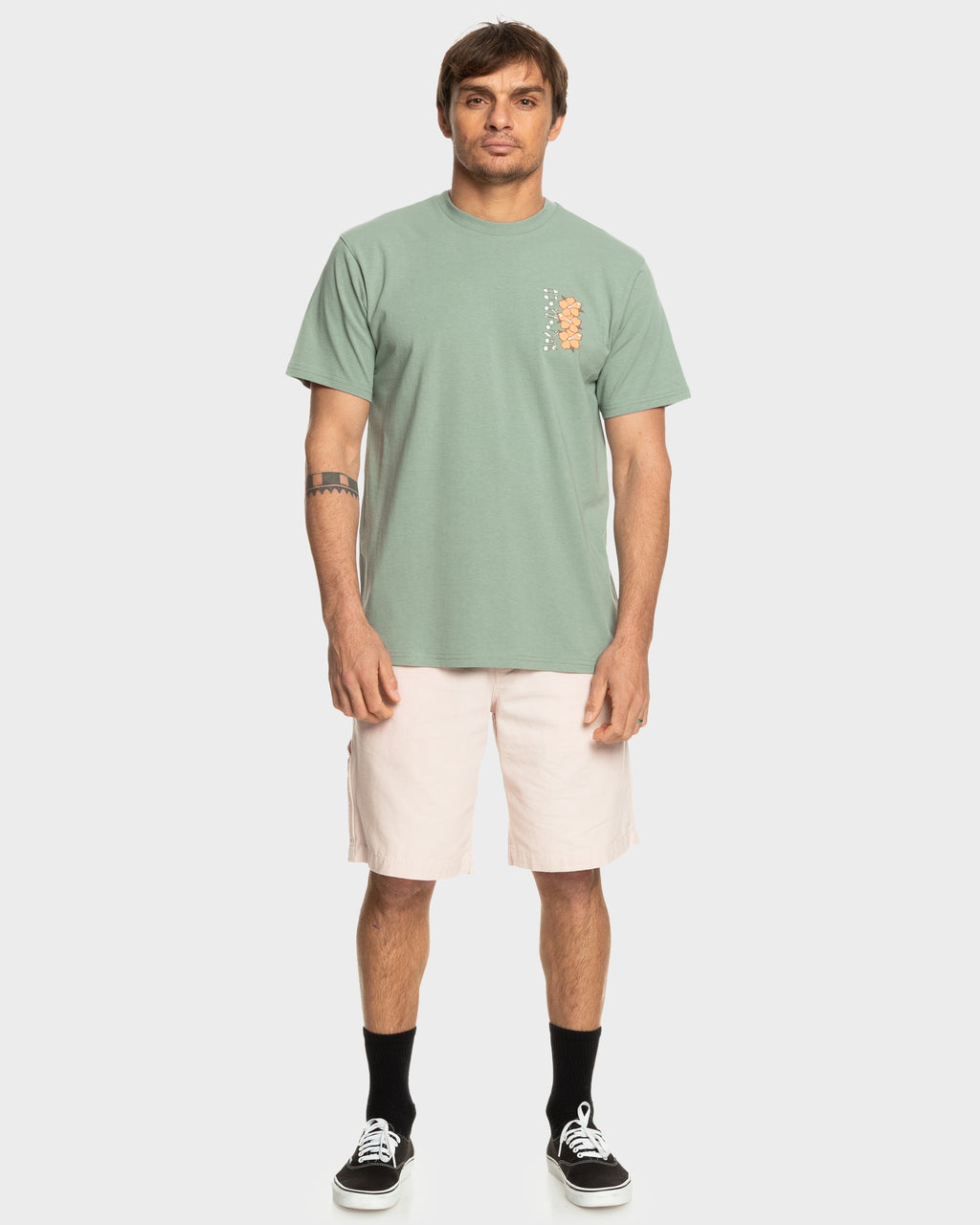 Mens Hibiscus Stack T-Shirt