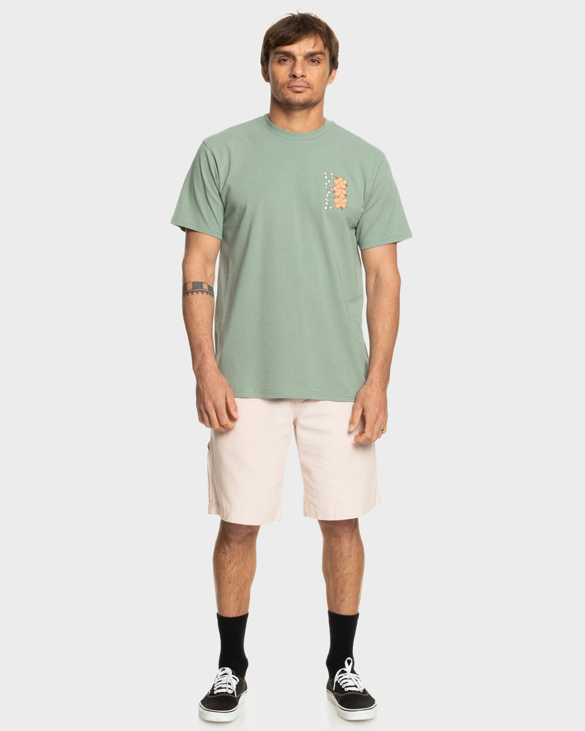 Mens Hibiscus Stack T-Shirt
