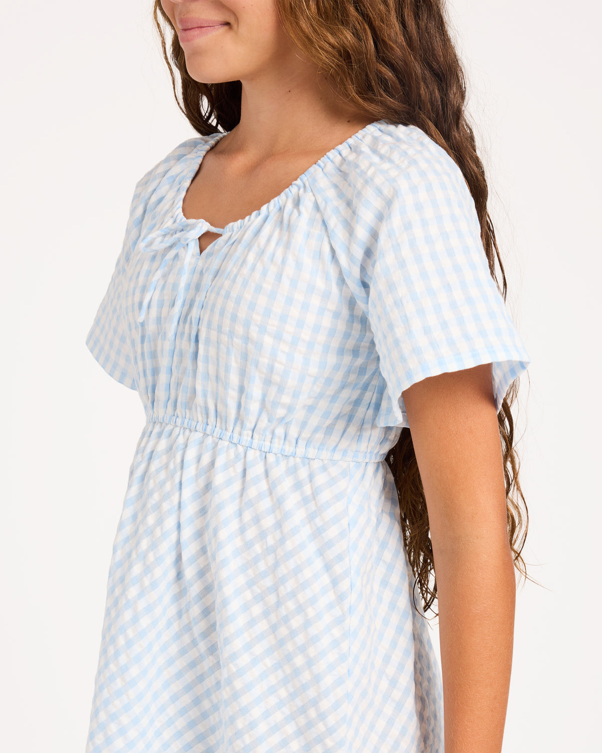 RG COASTAL CHECK DRESS