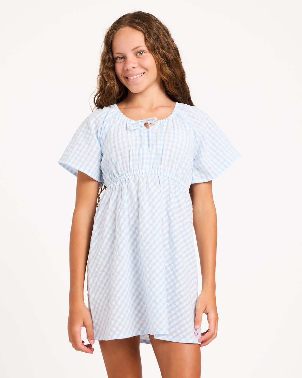 RG COASTAL CHECK DRESS