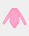 Girls 8-16 Forever Roxy Long Sleeve Back Zip Onesie
