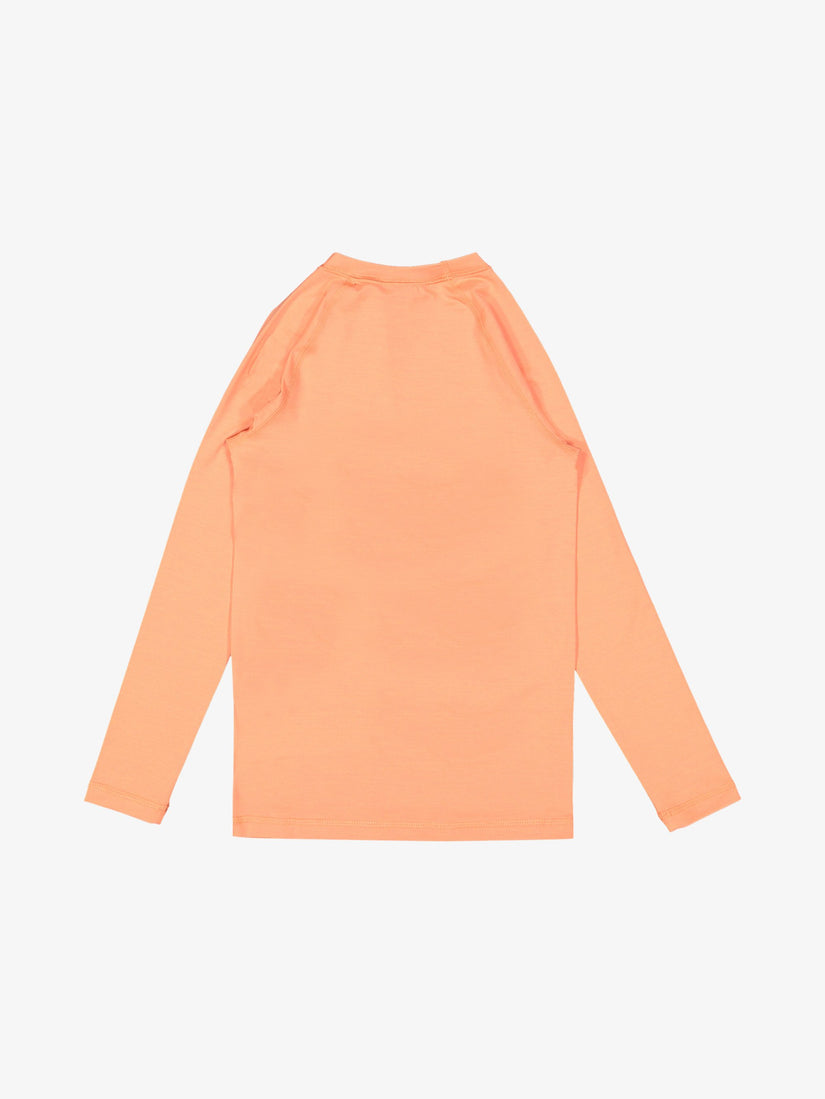 Girls 4-16 Essential Lycra Long Sleeve Rash Vest