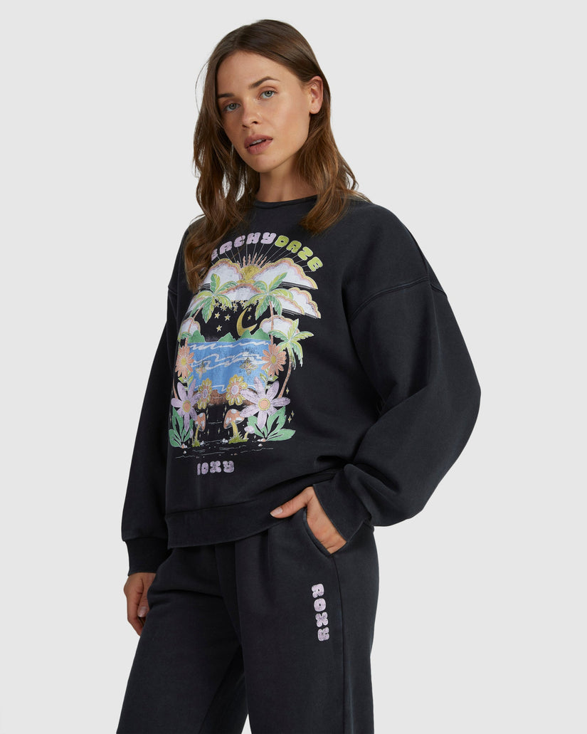 Womens Into The Night Long Sleeve Sweatshirt