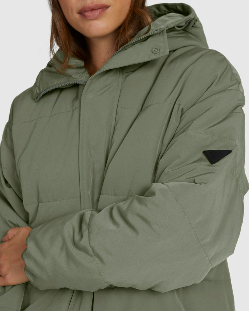 Womens Ocean Ways Puffer Jacket