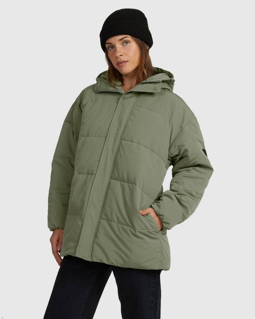 Womens Ocean Ways Puffer Jacket