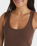 Womens Base Rib Dress Mini Dress