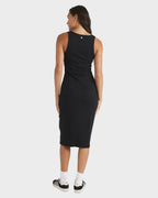 Womens Base Rib Dress Mini Dress