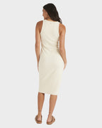 Womens Base Rib Dress Mini Dress