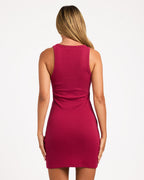 BASE RIB DRESS MINI