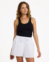 Womens Place To Be Linen Shorts