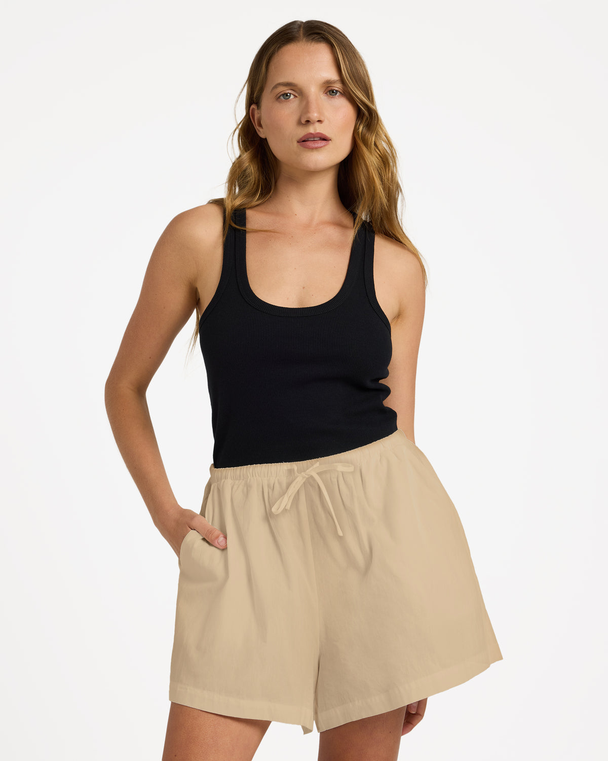 Womens Lolani Linen Shorts