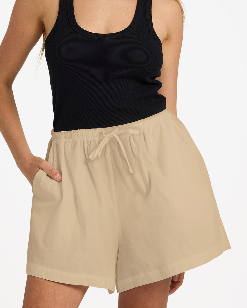 Womens Lolani Linen Shorts