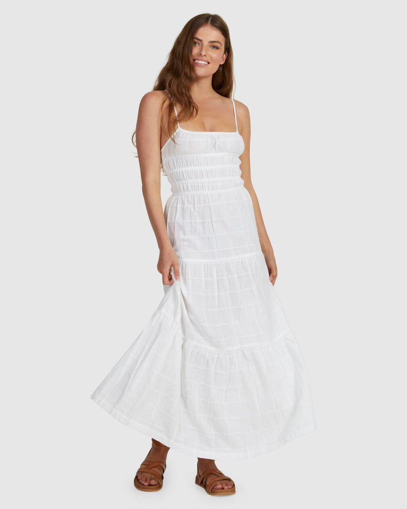 Womens Costa Del Sud Tiered Midi Dress