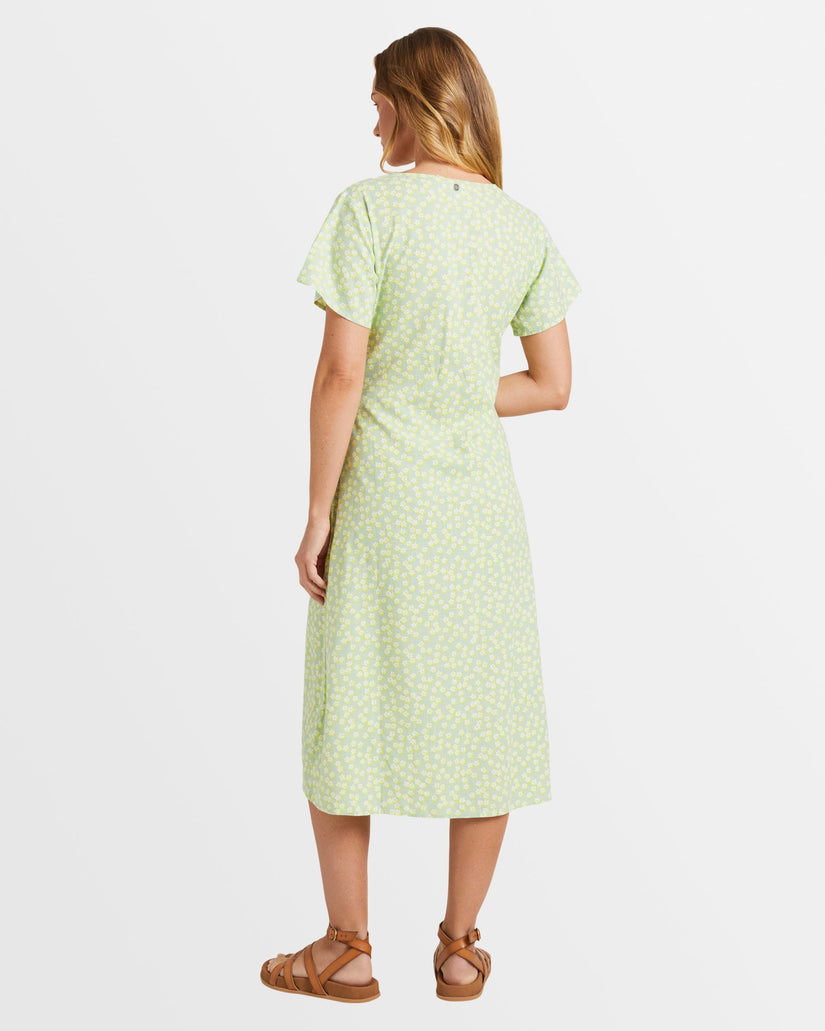 Womens Indigo Sand Wrap Ii Mini Dress