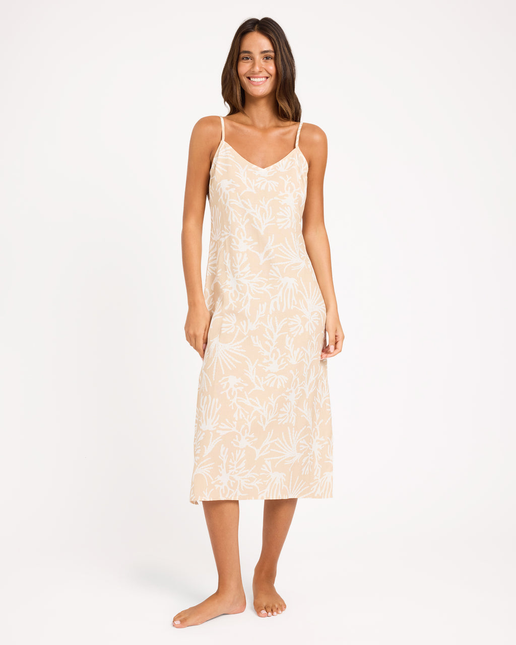 CORAL COVE SLIP DRESS