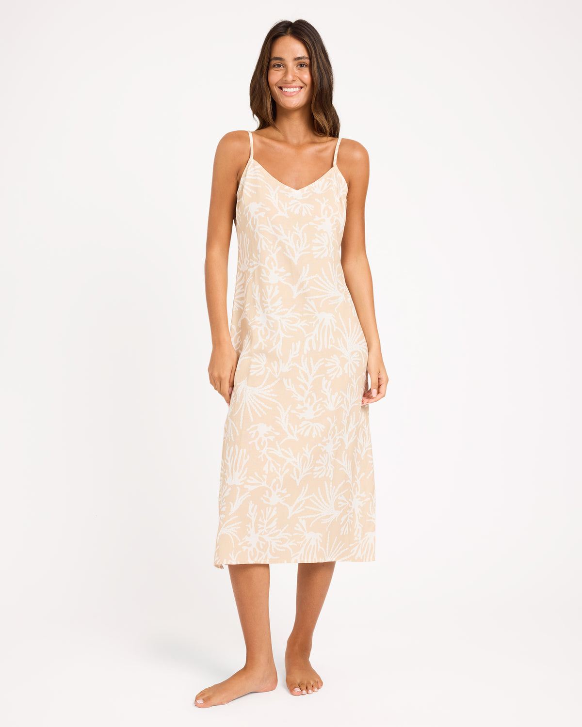 CORAL COVE SLIP DRESS
