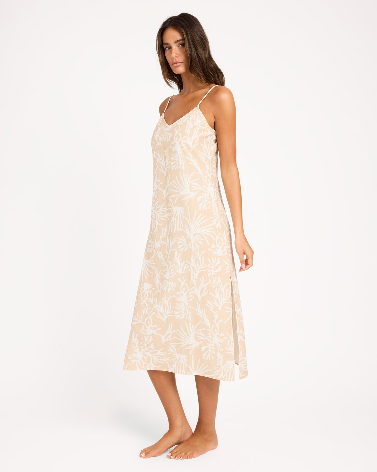 CORAL COVE SLIP DRESS