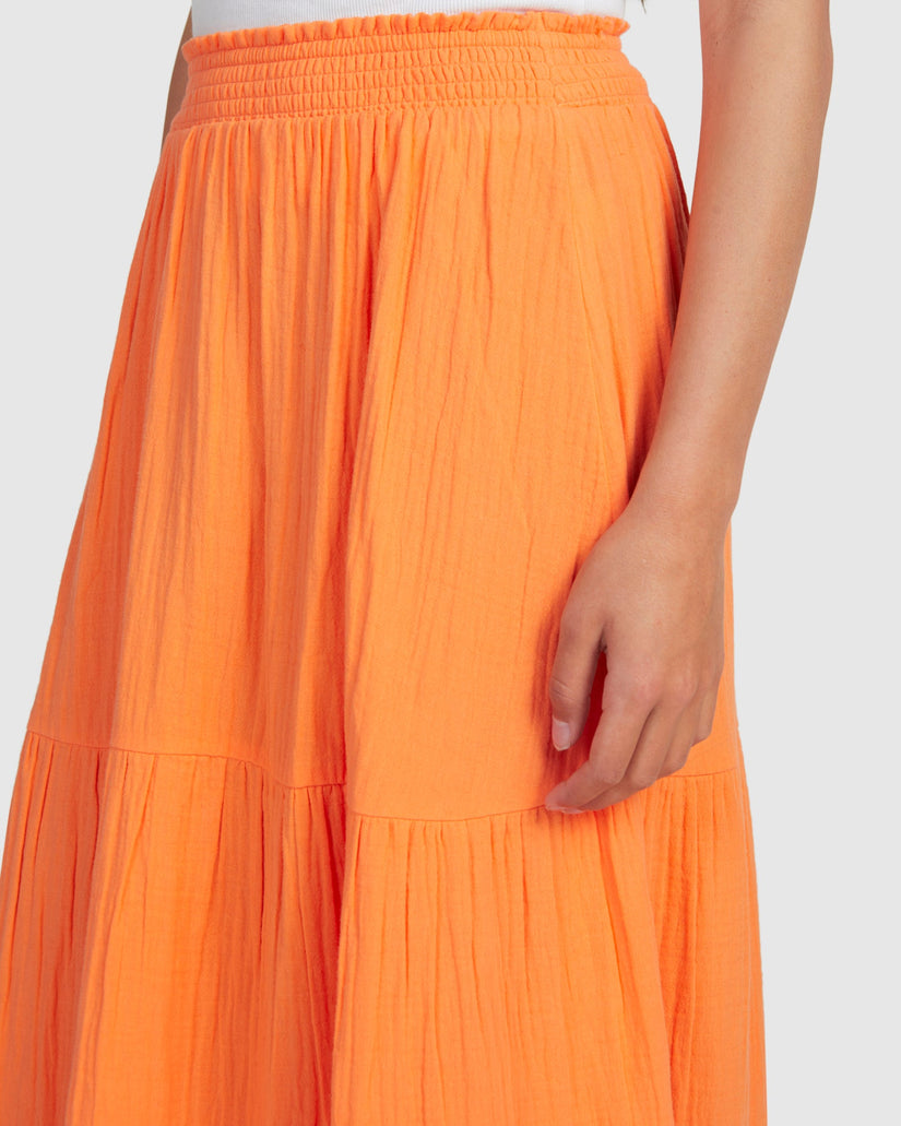 Womens Roxy Days Midi Skirt Skirt