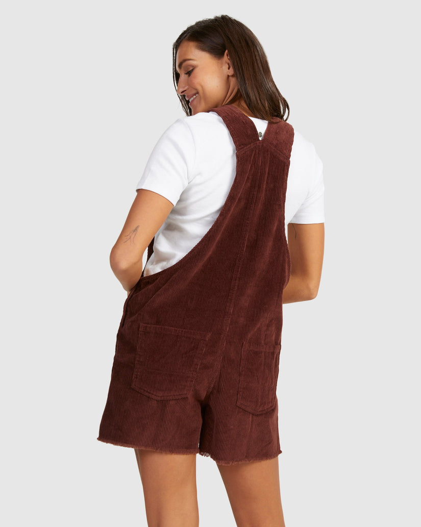 Womens Great Time Corduroy Overalls